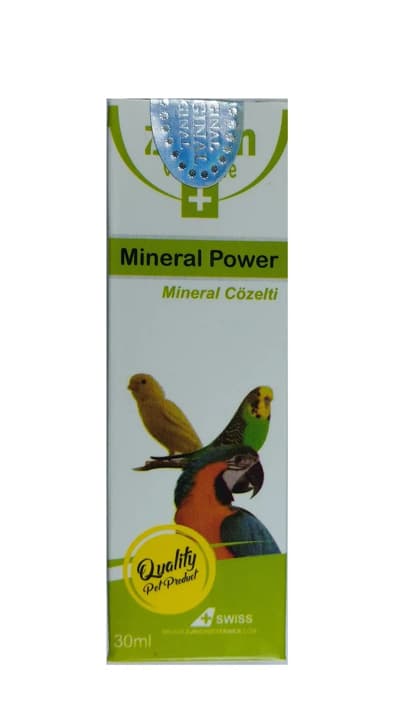 قطره مینرال پاور پرندگان زینتی زوریخ ۳۰ میل | Zurich Mineral Power Drops