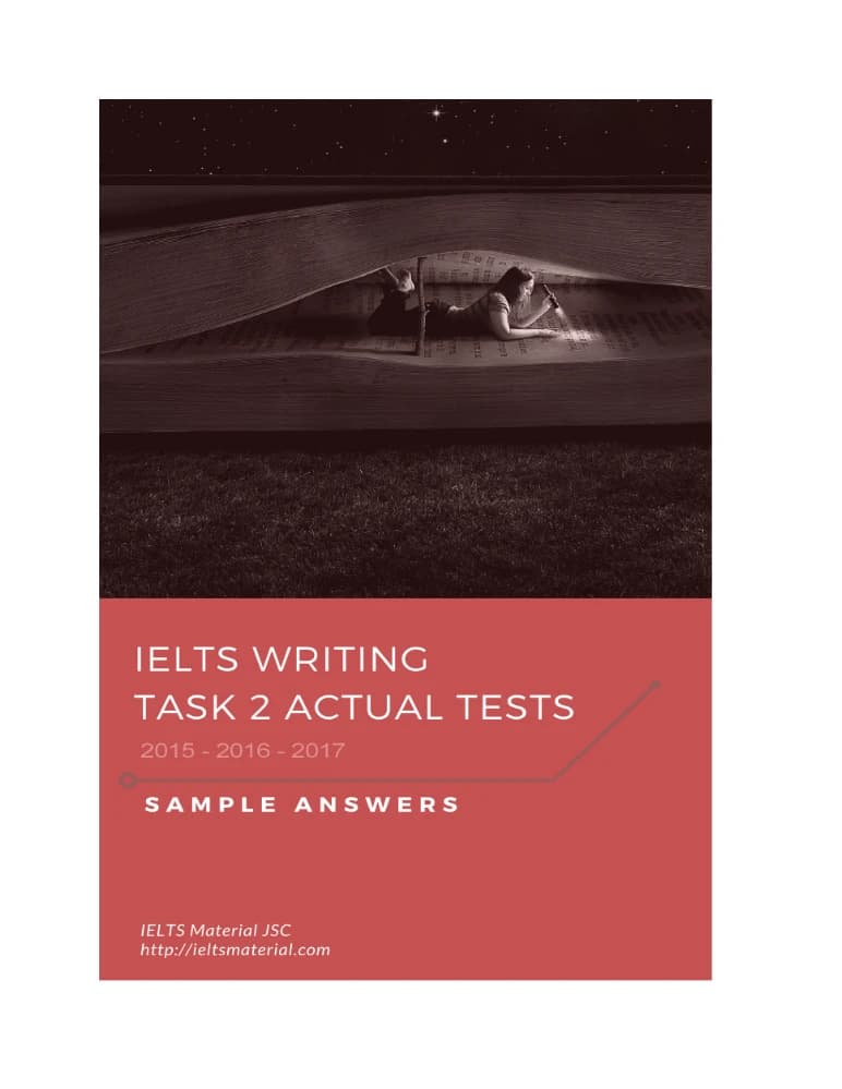 کتاب Writing Samples 2015-2017 (نمونه‌های رایتینگ ۲۰۱۵ تا ۲۰۱۷) نسخه انگلیسی PDF