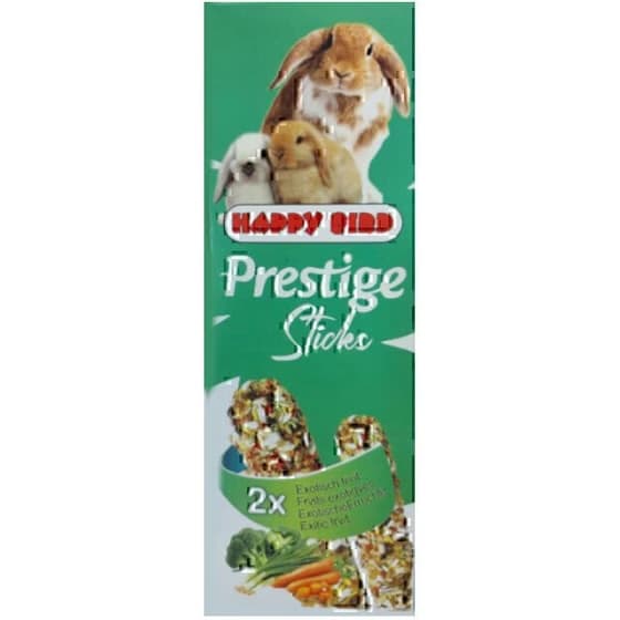 تشویقی میلهای جوندگان هپی برد Happy Bird Prestige Sticks | وزن 60 گرم ۲ تایی