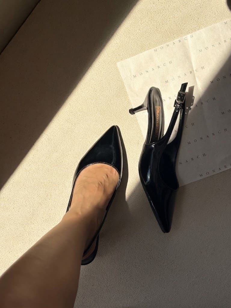 کفش پاشنه 3 سانت مجلسی کد 275 — تصویر ۲