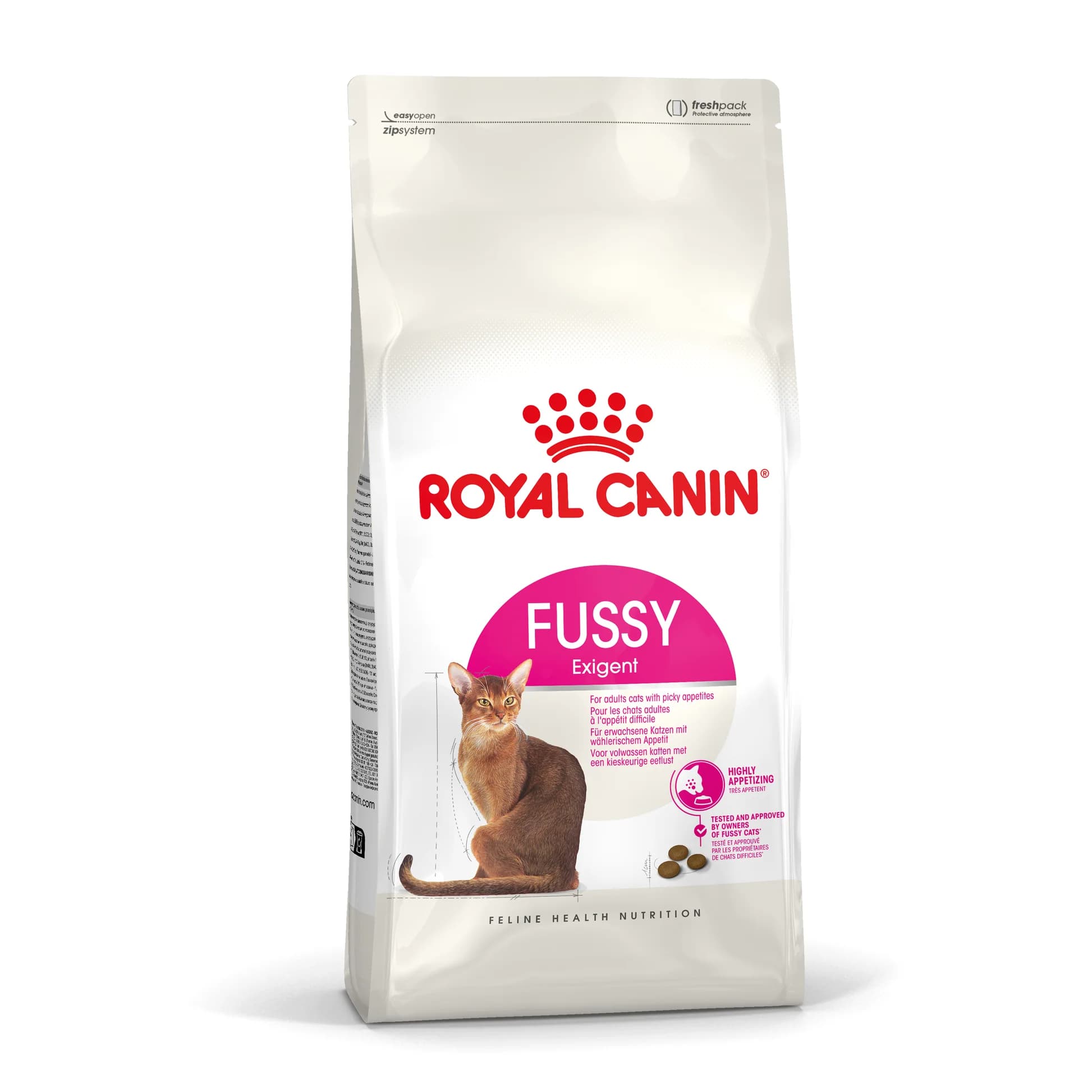 غذای خشک گربه بالغ بدغذا رویال کنین فاسی ‏Royal Canin Fussy Dry Cat Food | فروش کیلویی
