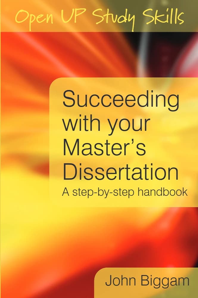 کتاب Succeeding with Your Master’s Dissertation (موفقیت در نگارش پایان‌نامه کارشناسی ارشد) نسخه انگلیسی PDF