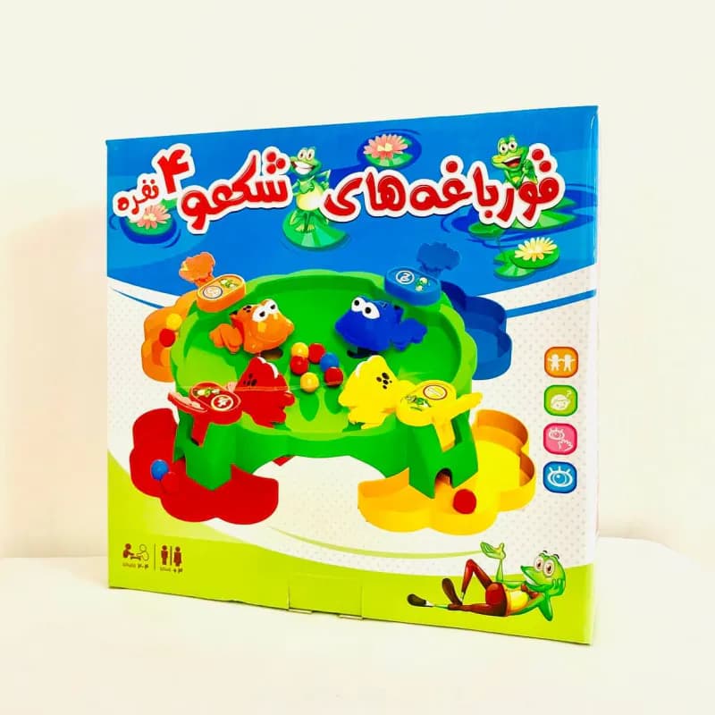بازی قورباغه گرسنه (قورباغه شکمو) 3 و 4 نفره — تصویر ۵