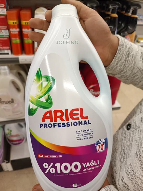 مایع لباسشویی صنعتی آریل Ariel Professional مدل پاک‌کنندگی قوی – حجم ۳.۱۵ لیتر — تصویر ۲