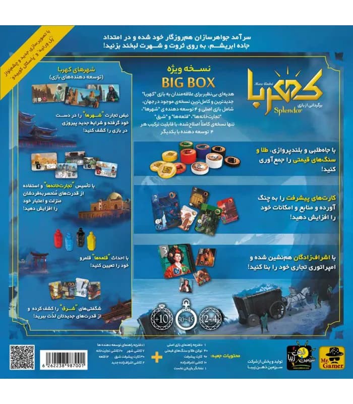 بازی کهربا بیگ باکس Splendor Big Box — تصویر ۲