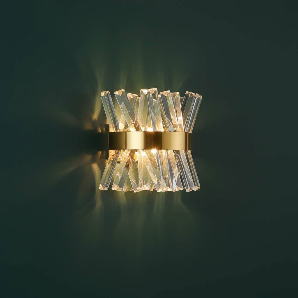 دیوارکوب کریستالی وارداتی کد 6803