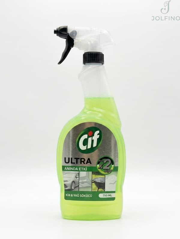 اسپری چربی‌زدای سیف Cif مدل Ultra Kir & Yağ Sökücü حجم 750 میل