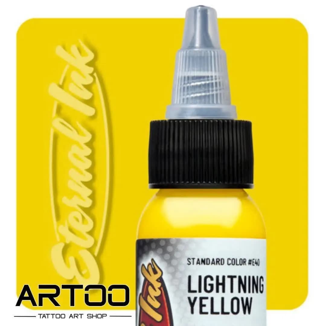 رنگ تتو لایتینگ یلو | LIGHTNING YELLOW اترنال