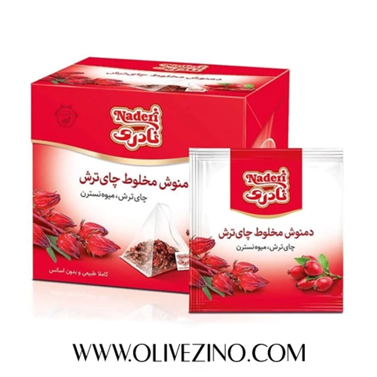 دمنوش مخلوط چای ترش نادریچ