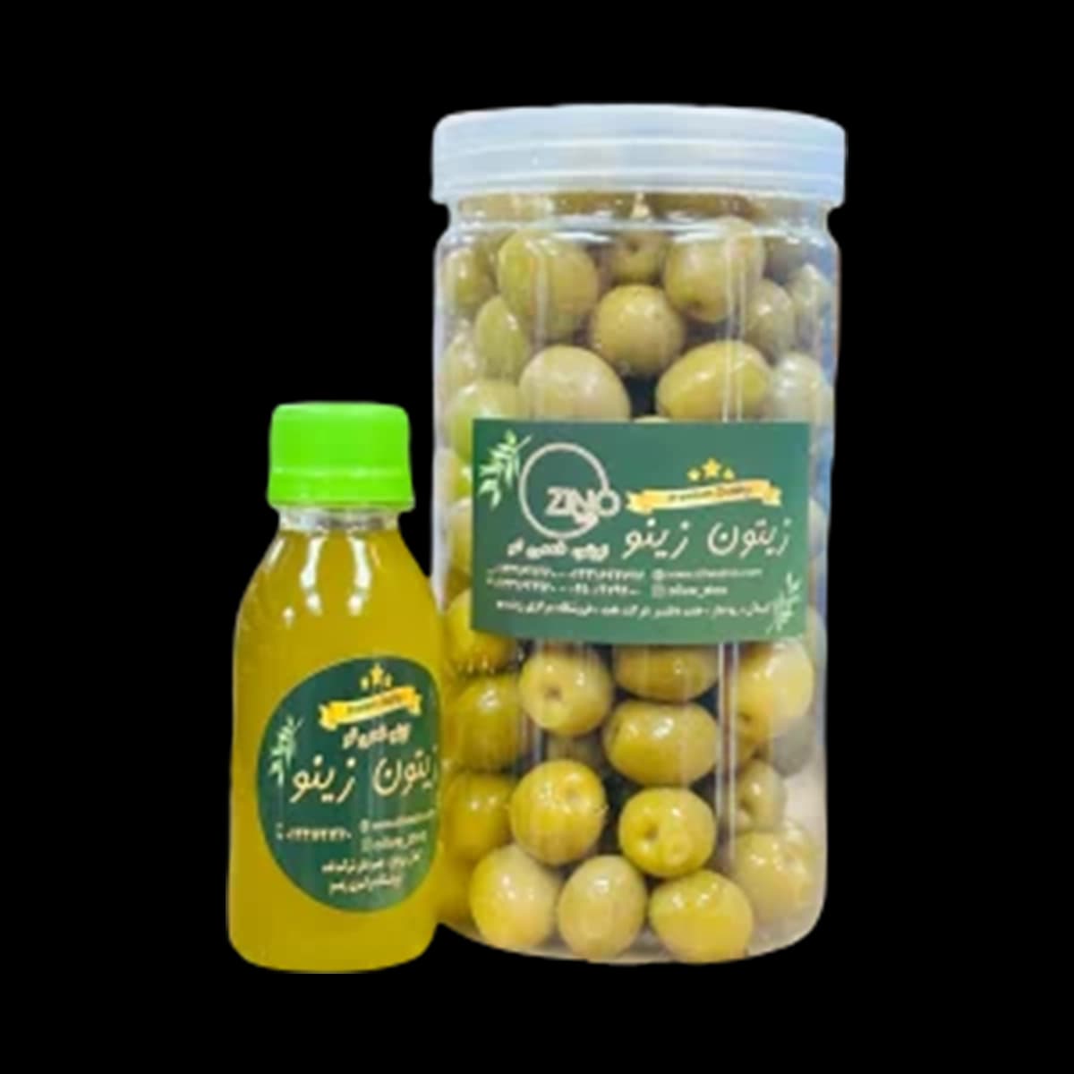 پک زیتون و روغن زیتون فرابکر زینو