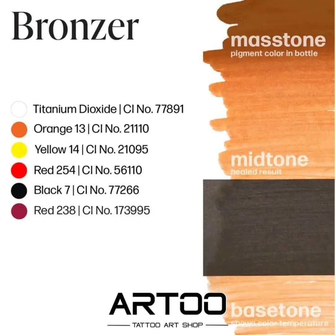 رنگ تتو برونزر | Bronzer پرمابلند — تصویر ۳