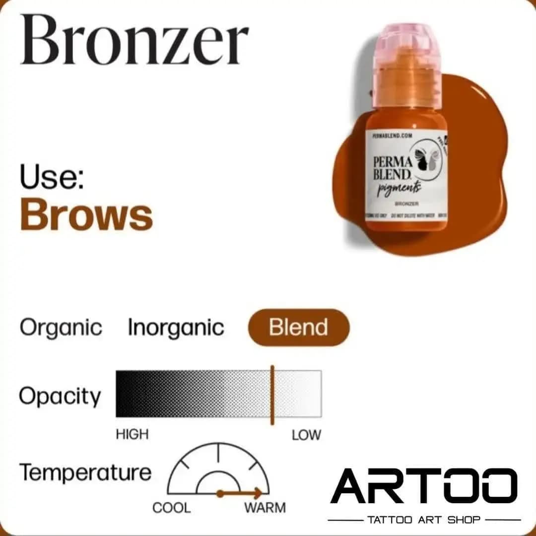 رنگ تتو برونزر | Bronzer پرمابلند — تصویر ۲