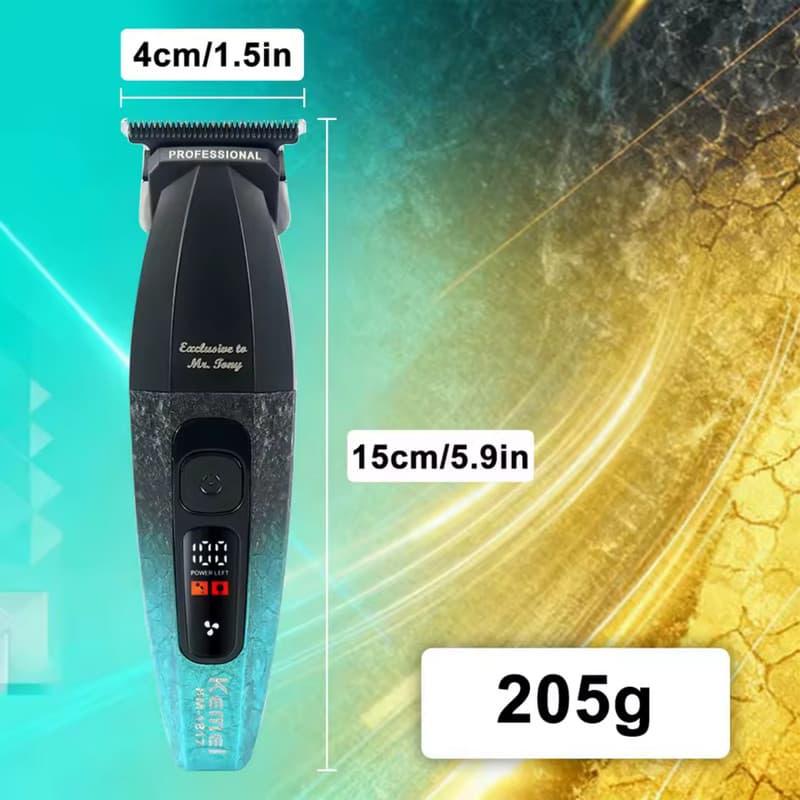 ماشین اصلاح موی سر و صورت شارژی کیمی مدل km-1817 — تصویر ۶