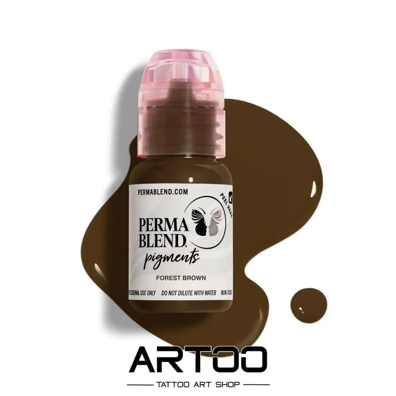 رنگ تتو پرمابلند فارست براون PERMA BLEND Forest Brown