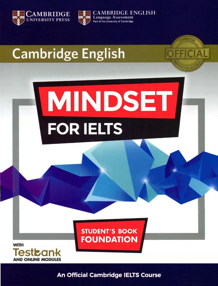 کتاب Mindset for IELTS Foundation Student’s Book (مایندست آیلتس سطح پایه، کتاب دانشآموز) نسخه انگلیسی PDF