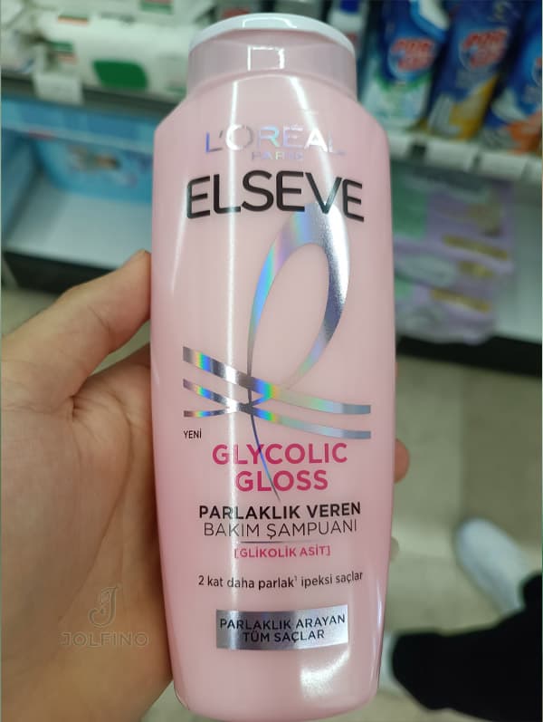 شامپو لورال السو مدل Glycolic Gloss براق کننده مو حجم 300 میلی‌لیتر — تصویر ۳