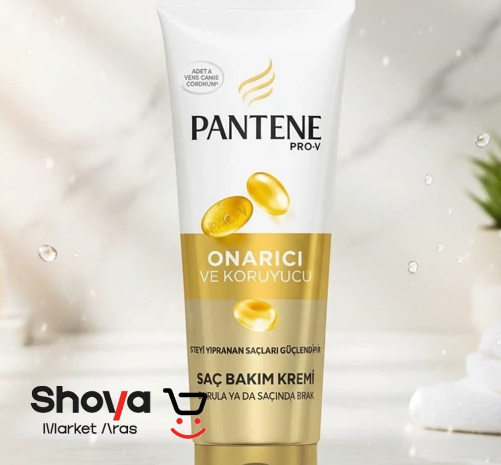 کرم مو پنتن Pantene مدل Onarıcı ve Koruyucu ترمیم کننده و تقویت کننده حجم 275 میلیلیتر — تصویر ۳