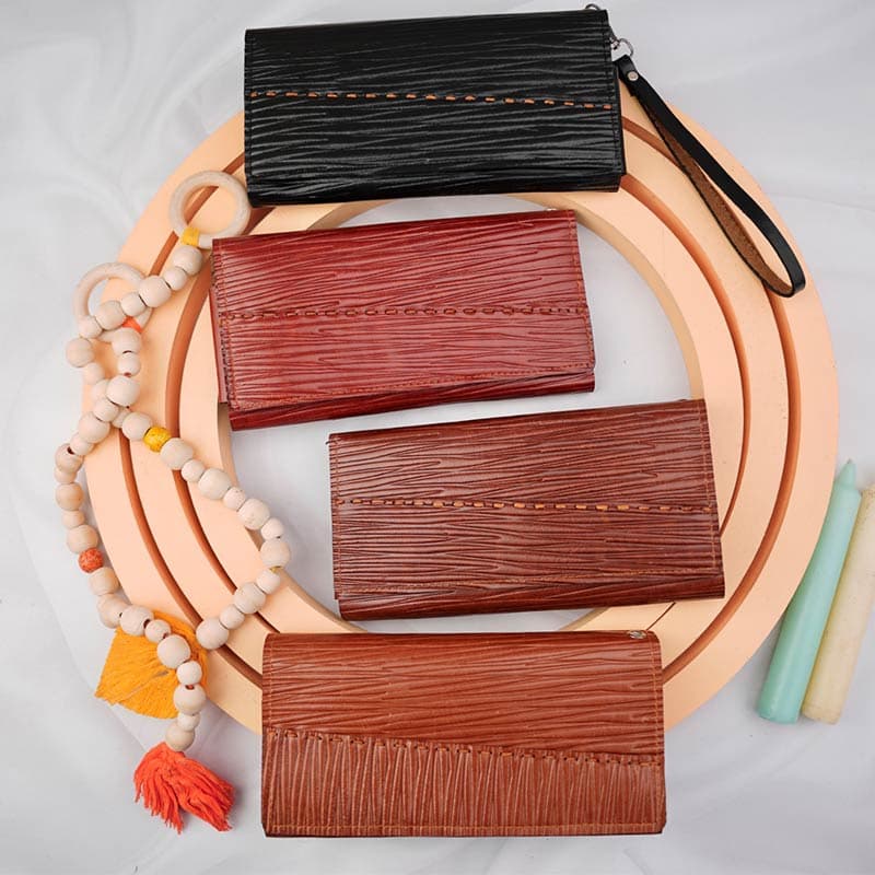 کیف پول سه لت دو تیکه طرح دار 155-8