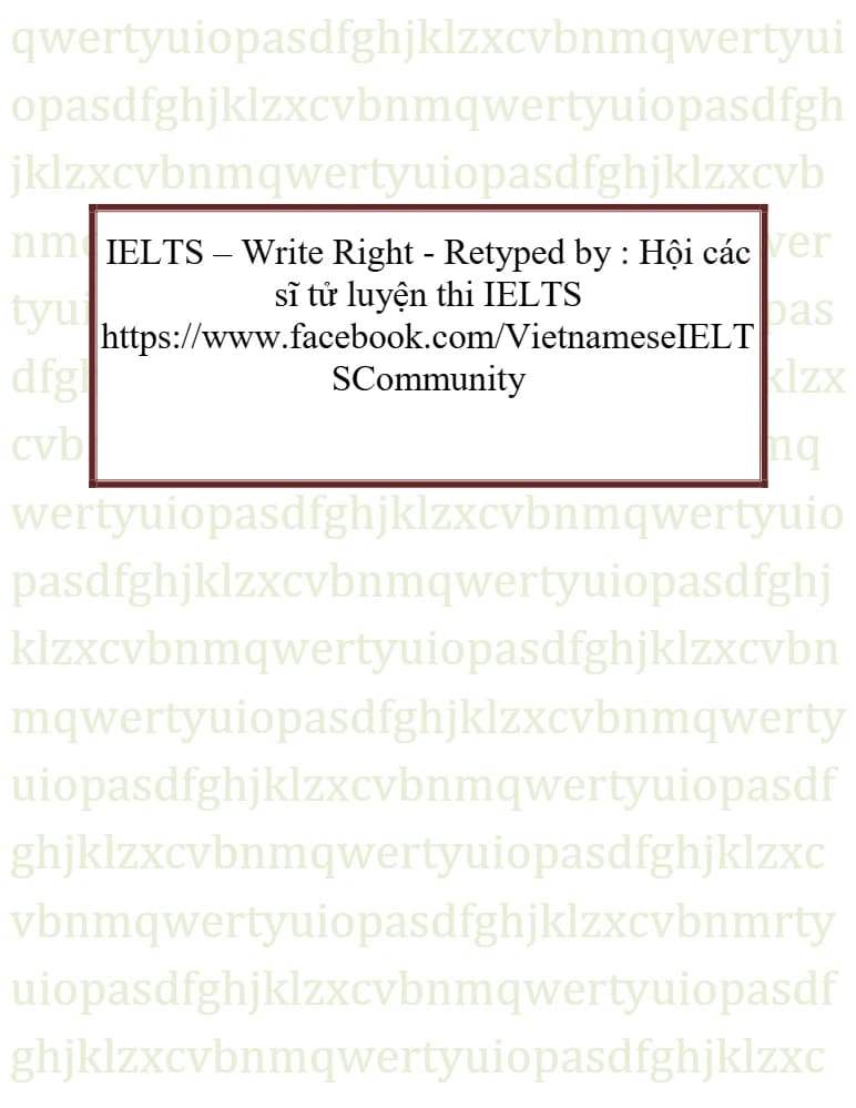 کتاب IELTS Write Right (رایتینگ صحیح آیلتس) نسخه انگلیسی PDF