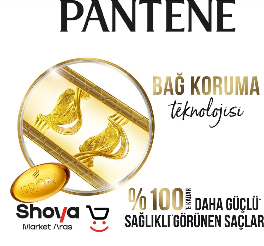 کرم مو پنتن Pantene مدل Güç ve Parlaklık مناسب موهای ضعیف و کدر حجم ۵۰۰ میلی‌لیتر — تصویر ۲