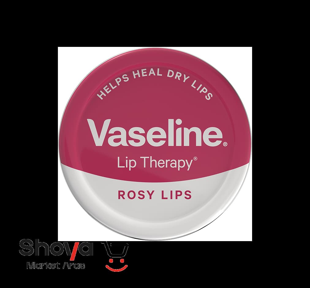 بالم لب وازلین Vaseline مدل Rosy Lip حاوی روغن گل رز وزن 20 گرم