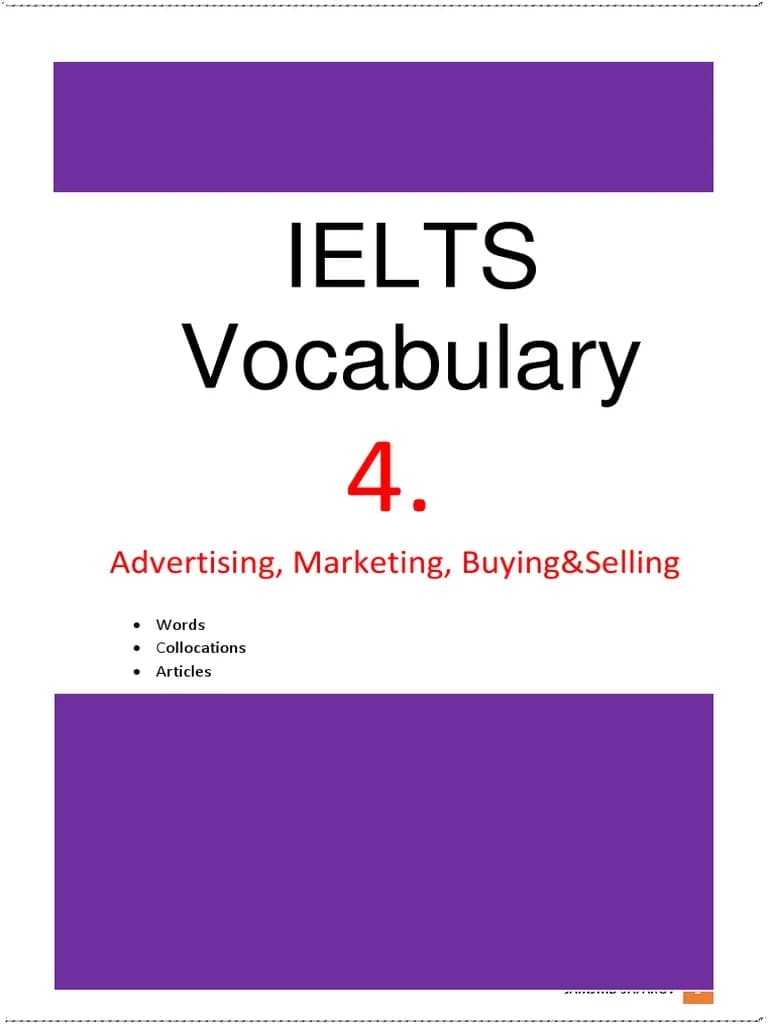 کتاب IELTS Vocabulary 4 (واژگان آیلتس ۴) نسخه انگلیسی PDF — تصویر ۳