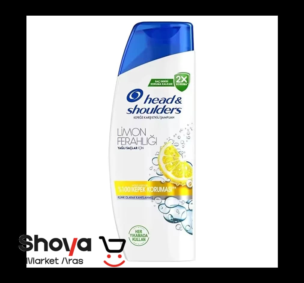 شامپو ضد شوره هد اند شولدرز Head & Shoulders مدل Limon Ferahlığı حاوی عصاره لیمو مناسب موهای چرب حجم 330 میلی‌لیتر