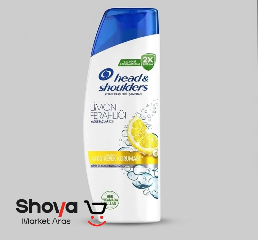 شامپو ضد شوره هد اند شولدرز Head & Shoulders مدل Limon Ferahlığı حاوی عصاره لیمو مناسب موهای چرب حجم 330 میلی‌لیتر — تصویر ۲
