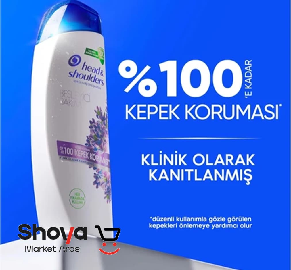 شامپو ضد شوره هد اند شولدرز Head & Shoulders حاوی عصاره اسطوخودوس مدل Besleyici Bakım حجم 330 میلیلیتر — تصویر ۳