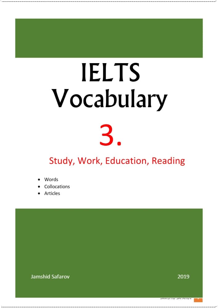 کتاب IELTS Vocabulary 3 (واژگان آیلتس ۳) نسخه انگلیسی PDF
