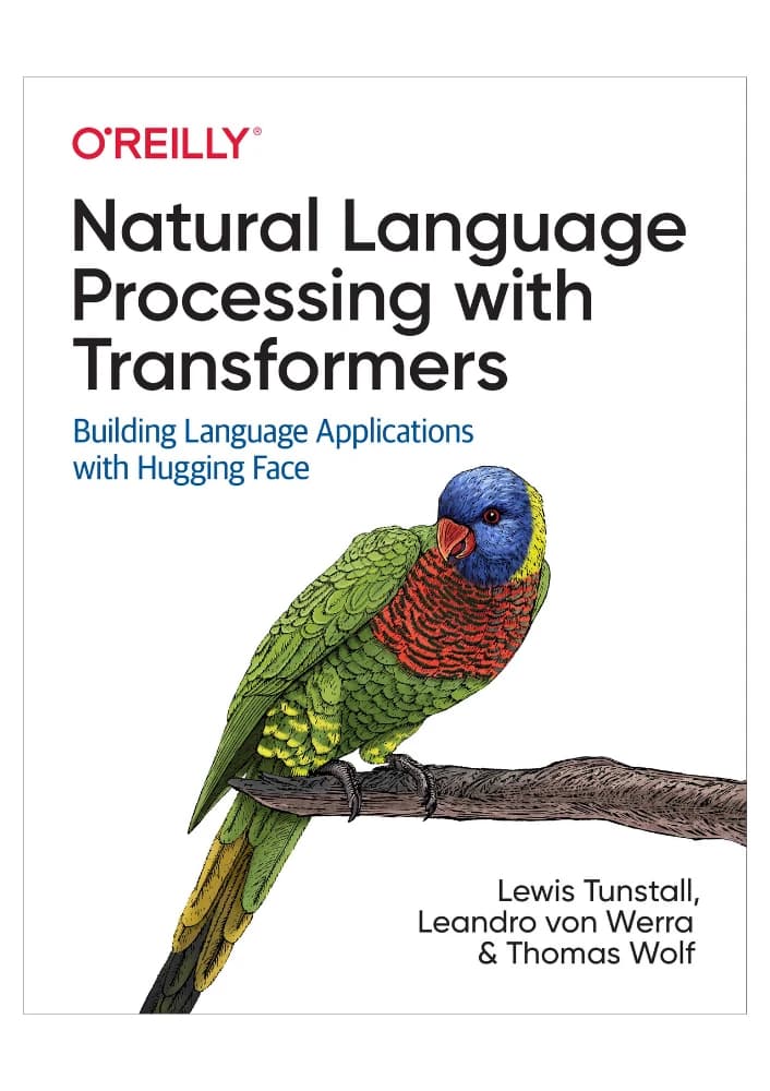 کتاب NLP with Transformers (پردازش زبان طبیعی با ترنسفورمرها) نسخه انگلیسی PDF | لوئیس تانستال و لئاندرو فون ورا