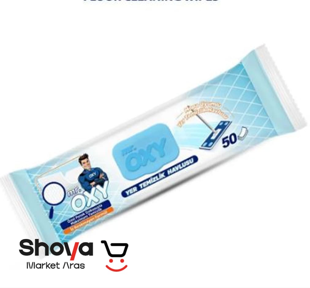 دستمال مرطوب مخصوص تی مستر اوکسی Mr. Oxy بسته 50 عددی — تصویر ۲