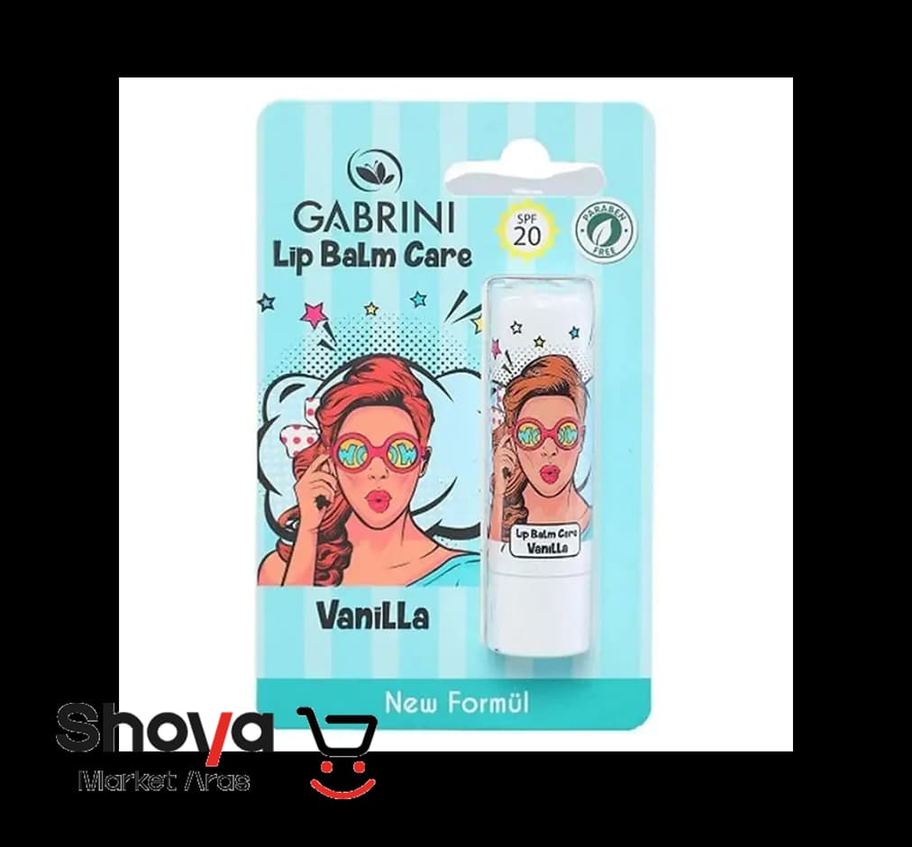 بالم لب گابرینی Gabrini با رایحه وانیلی و SPF 20 وزن 5 گرم