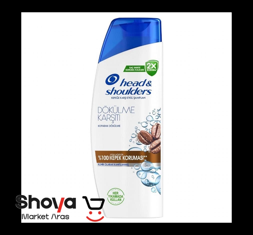 شامپو ضد شوره هد اند شولدرز Head & Shoulders حاوی عصاره قهوه مدل dukulme karsiti ضد ریزش حجم ۳۳۰ میلی‌لیتر