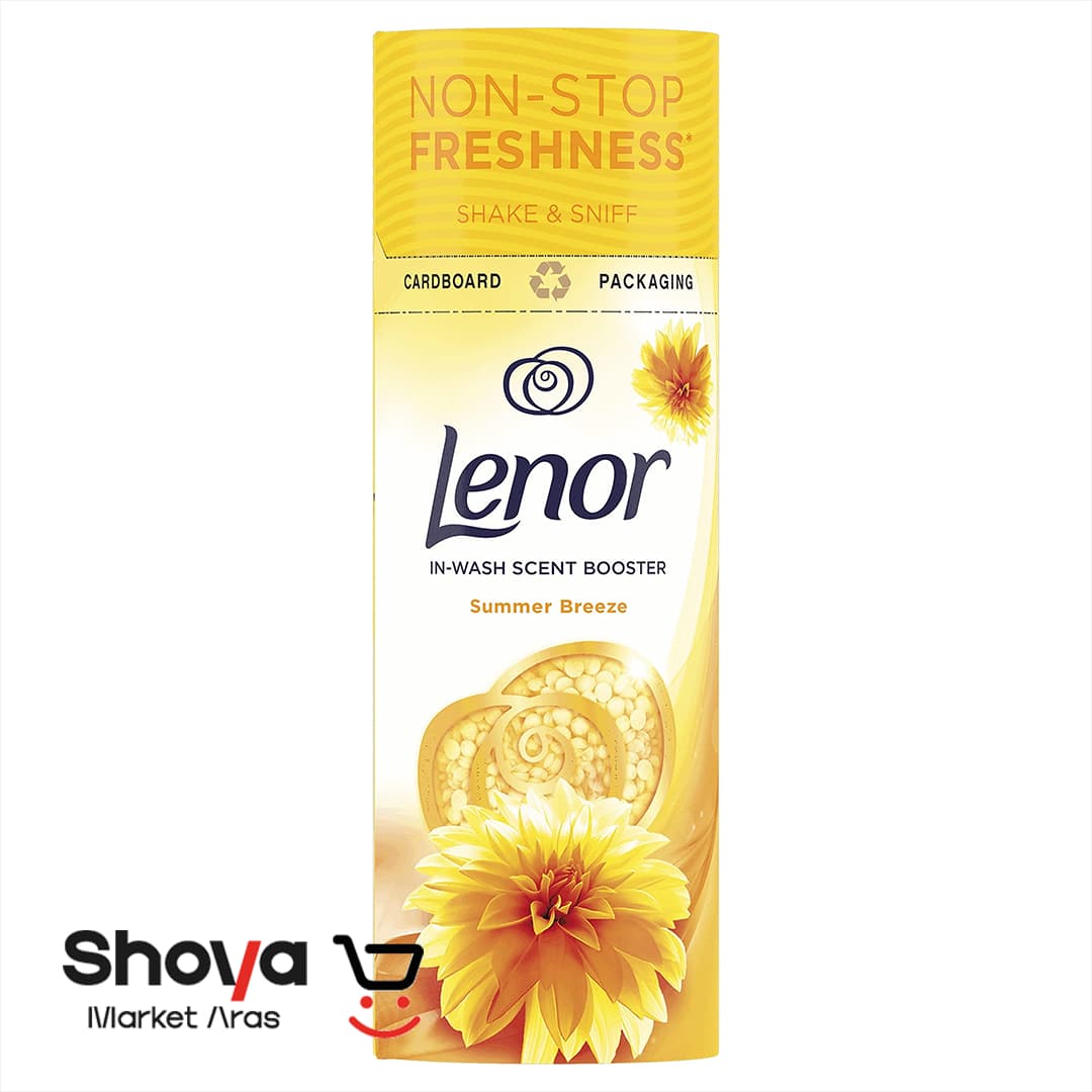 دانه‌های خوشبوکننده لباس لنور Lenor رایحه نسیم تابستانی مدل Summer Breeze وزن 155 گرم