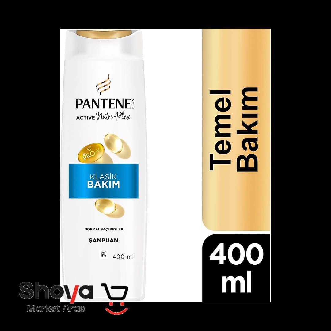 شامپو پنتن Pantene مدل Klasik Bakım کلاسیک مناسب موهای نرمال حجم 400 میلی‌لیتر — تصویر ۲