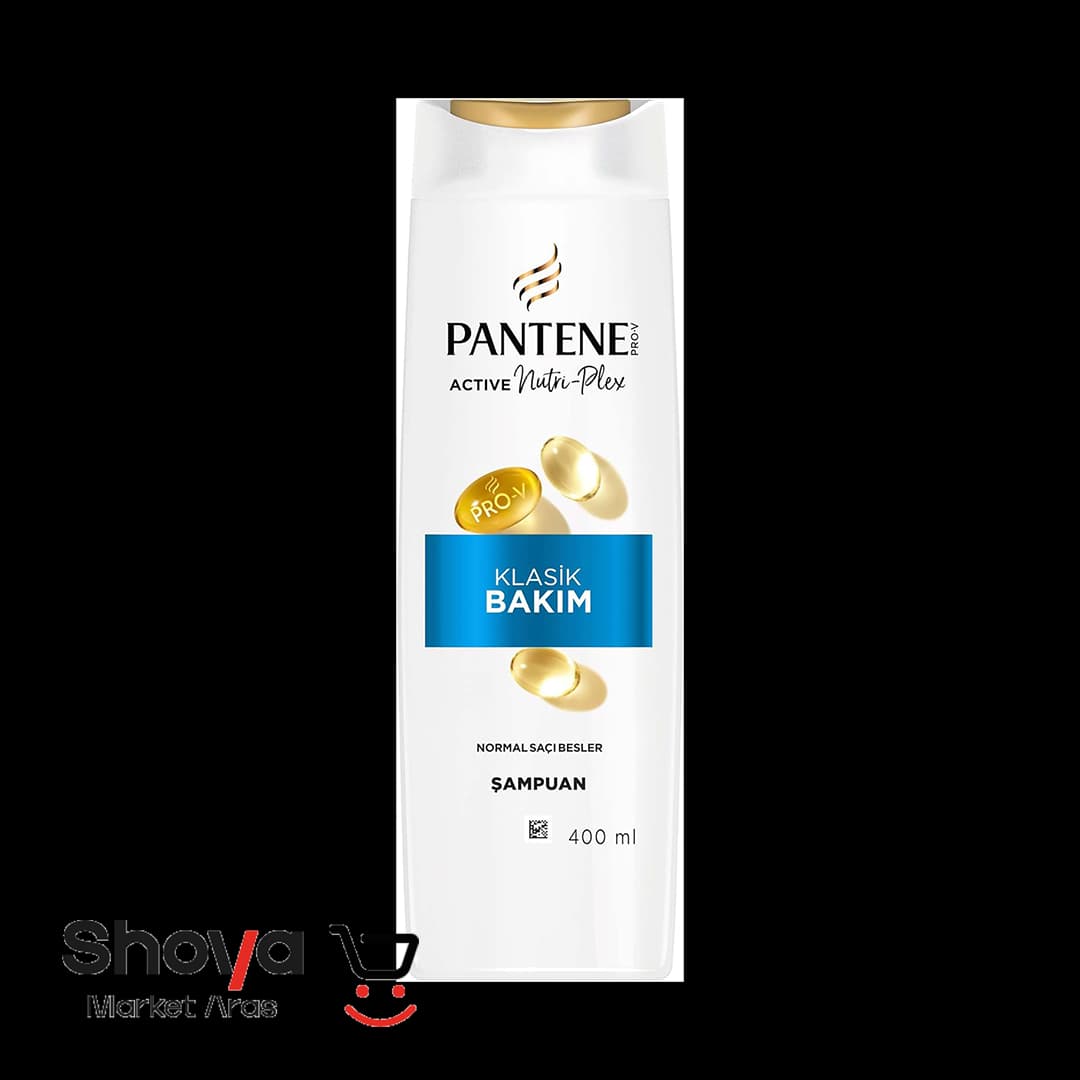 شامپو پنتن Pantene مدل Klasik Bakım کلاسیک مناسب موهای نرمال حجم 400 میلی‌لیتر