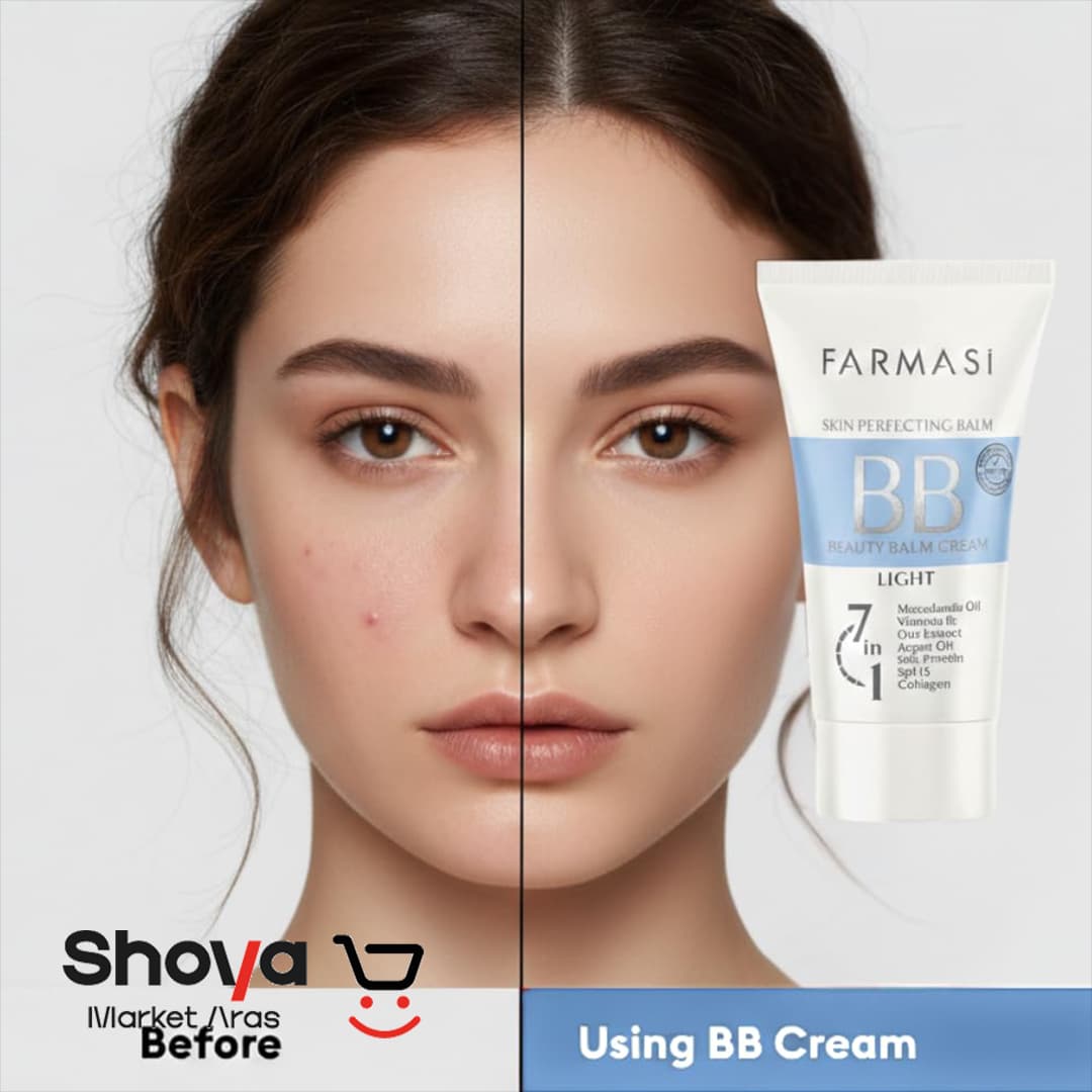 بی بی کرم فارماسی Farmasi شماره 01 رنگ روشن با SPF 15 حجم 50 میلی‌لیتر — تصویر ۵