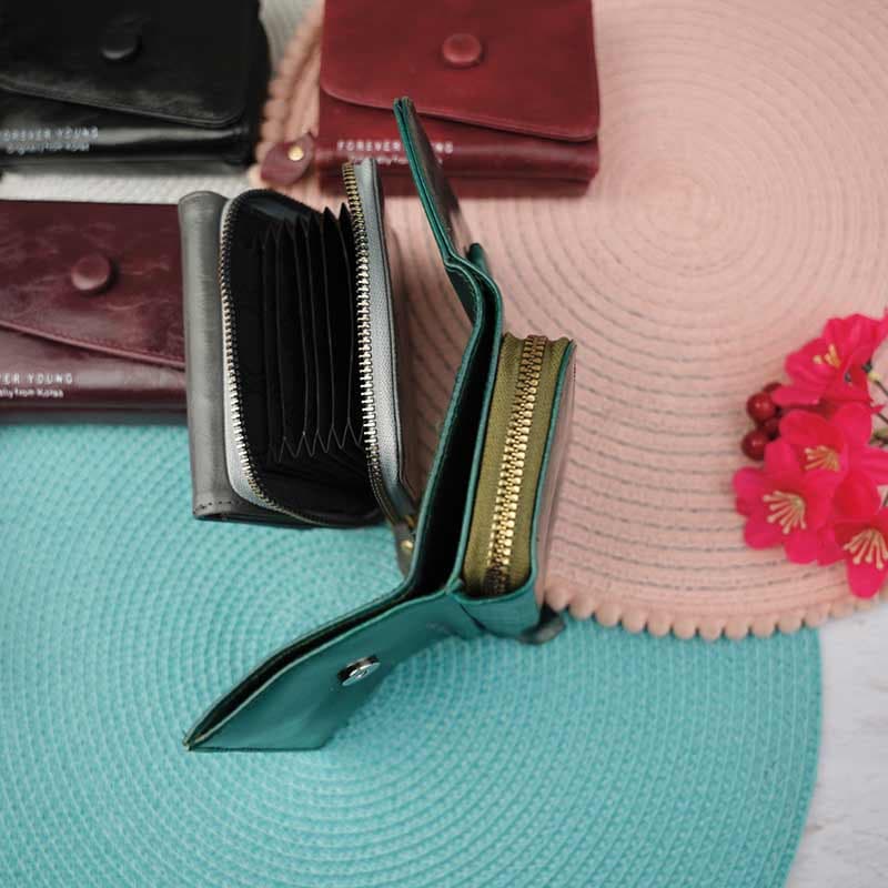 کیف پول پشت جاکارت سرخونه کج 61-205 — تصویر ۳