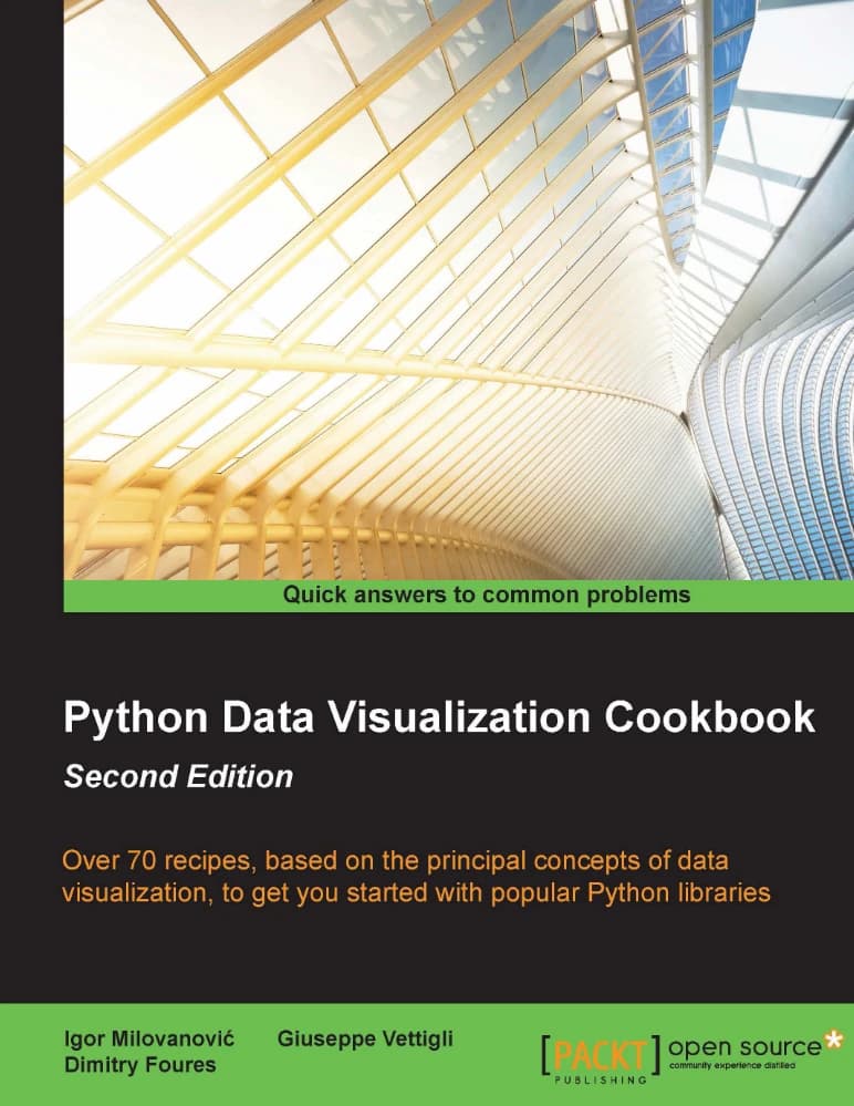 کتاب Python Data Visualization Cookbook (کتاب آشپزی مصورسازی داده با پایتون) نسخه انگلیسی PDF | ایگور میلوانوویچ، دیمیتری فورس، جوزپه وتیلی