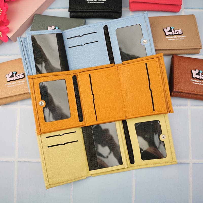کیف پول سه لت کوچک kiss فلوتر 16-260 — تصویر ۲