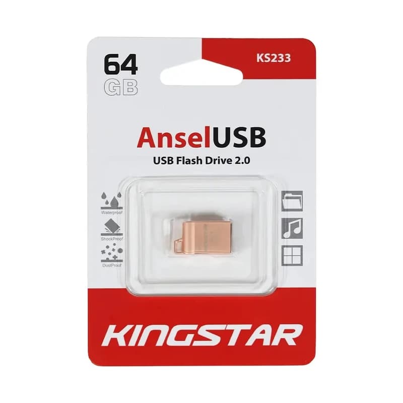 فلش 64GB کینگ استار مدل AnselUSB KS233 — تصویر ۲