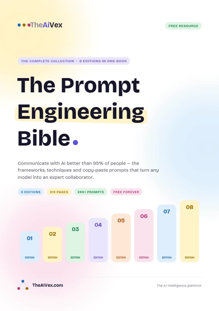کتاب Prompt Engineering Bible: Complete (کتاب جامع مهندسی پرامپت) نسخه انگلیسی PDF