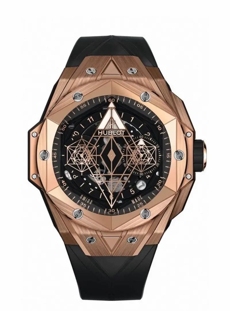 ساعت مردانه هابلوت کهکشانی رزگلد کرنوگراف Hublot