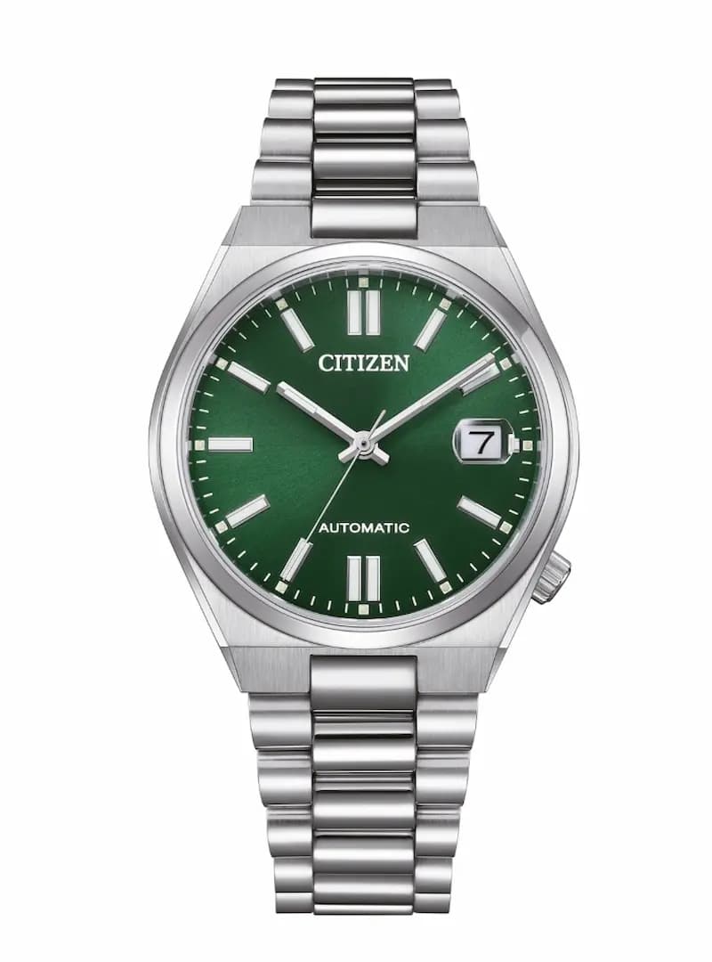 ساعت مردانه سیتیزن سویوسا صفحه سبز اتوماتیک citizen tsuyosa‌