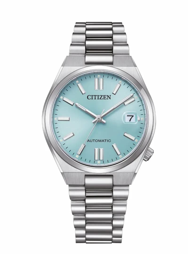 ساعت مردانه سیتیزن سویوسا صفحه تیفانی اتوماتیک citizen tsuyosa