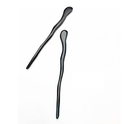 کانزاشی چوبی مشکی ( جفت ) طرح 3 کد 3003