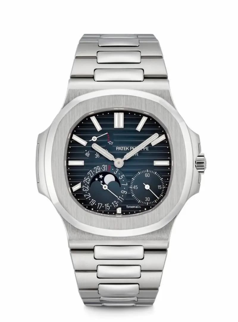 پتک فیلیپ ناتیلوس پاورگیج سرمه ای patek philippe
