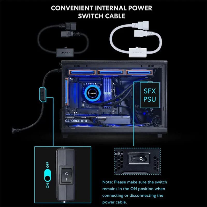 پاور ماژولار 850 وات لیان لی SP850P Platinum — تصویر ۴