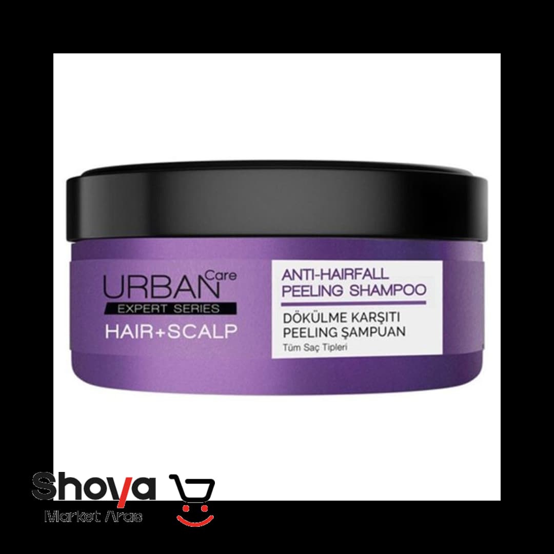 شامپو اسکراب کف سر اوربان کر Urban Care مدل No.2 Biotin Caffeine مناسب موهای مستعد ریزش حجم ۲۰۰ میلی‌لیتر — تصویر ۲